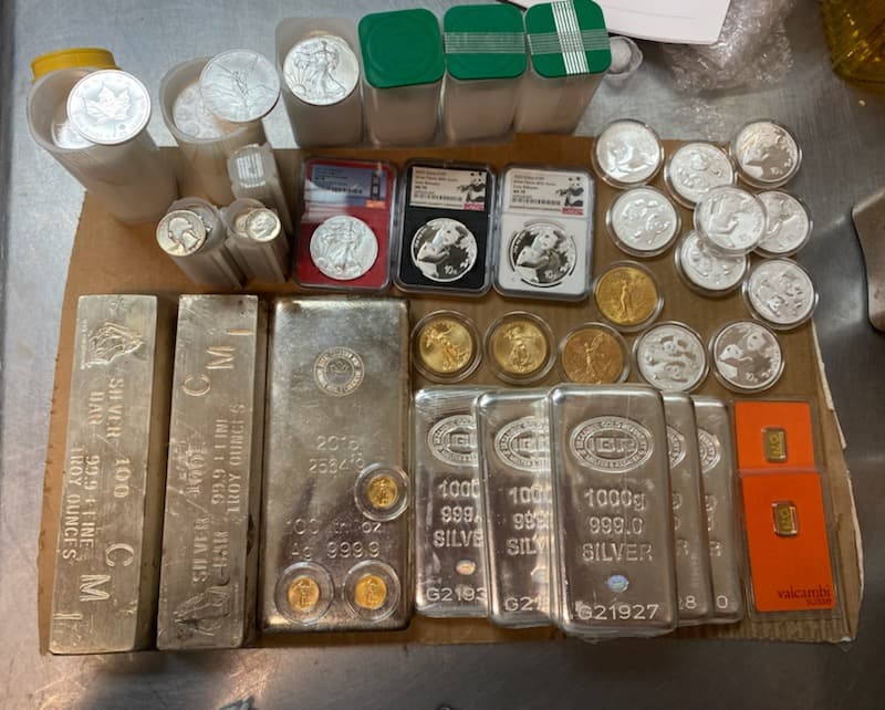 Silver and Gold Bullion